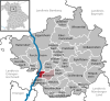 Lage der Gemeinde Poxdorf im Landkreis Forchheim