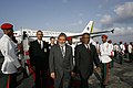Lula em visita oficial à República da Guiana. · Lula on his official visit to the Republic of Guyana.