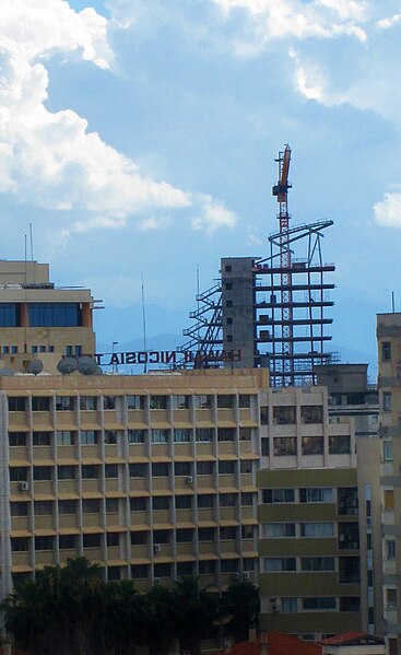 File:Presidential tower skyscraper under constructionNicosia Cyprus.jpg