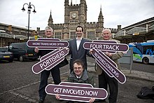 Local politicians at the launch of the Metro campaign in 2012 Press Launch of Greater Bristol Metro Rail - Flickr - Greater Bristol Metro Rail (3).jpg