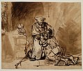 Prodigal son by Rembrandt (drawing, 1642).jpg