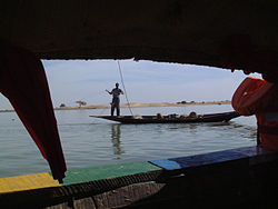 Bozo-Fischer am Niger-Fluss bei Gao