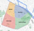 Quarters of the 5th arrondissement of Paris - OSM 2020.svg