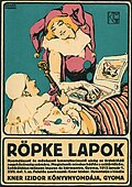 Röpke lapok, affiche lithographiée (1915).