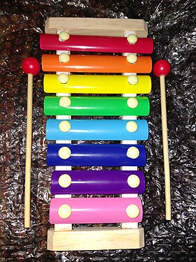 Rainbow Xylophone Or Glockenspiel