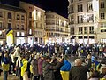 Concentración por Ucrania en la plaza de la Constitución, 2024-02-24.