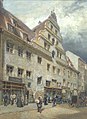 Burgkeller in der Reichsstraße, um 1890