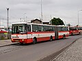 Čeština: Náhradní autobusová doprava X-9, smyčka Sídliště Řepy, rekonstrukce tramvajové trati Kotlářka – Sídliště Řepy, Praha English: Bus substitue line X-9, Sídliště Řepy tram loop, reconstruction of tram track Kotlářka – Sídliště Řepy, Prague