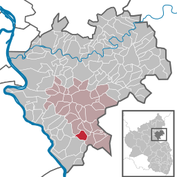 Läget för Rettershain i Rhein-Lahn-Kreis