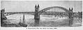 Die alte Bonner Rheinbrücke um 1900 (D)
