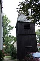Glockenturm der Bethlehemsgemeinde Rixdorf.