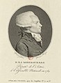 Maximilien de Robespierre (Arras, 6 di maggiu 1758 - Parigi, 28 di trìura 1794)