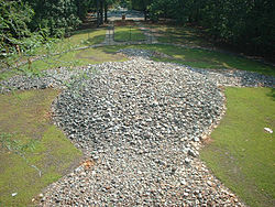 mound viewed from adjacent observation tower