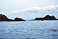 Rock formations offshore