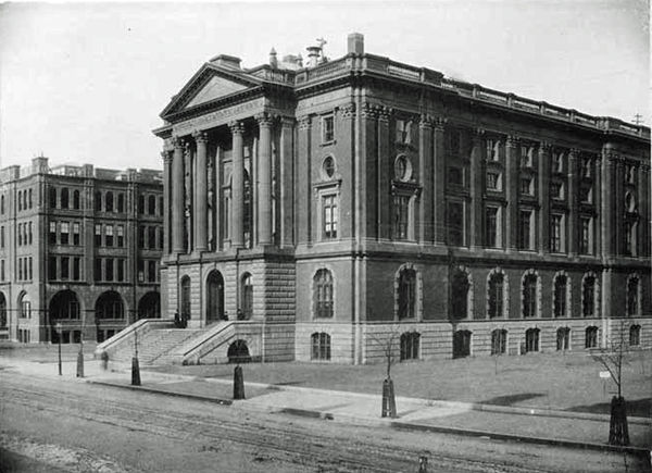 The original Rogers Building, MIT's first home