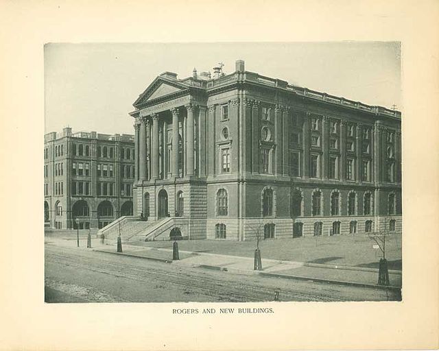 The original Rogers Building, MIT's first home