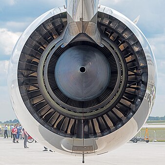 Rolls-Royce Trent XWB on Airbus A350-941 F-WWCF MSN002 ILA Berlin 2016 09 square-crop.jpg