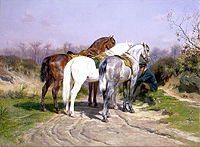 Relais de chasse, 1887, Museo de Arte de San Luis.