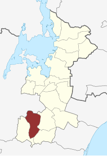 Location of the Syv Sogn in the Roskilde municipality