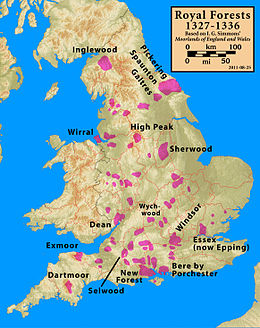 Map of the Royal forests in Great Britain (1327-1336) Royal.Forests.1327.1336.selected.jpg