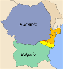 Dobroĝo: ﻿ rumania parto ﻿ bulgaria parto