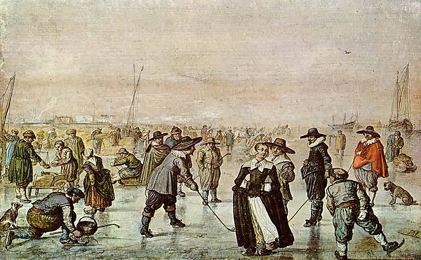 Skating in the 17th century