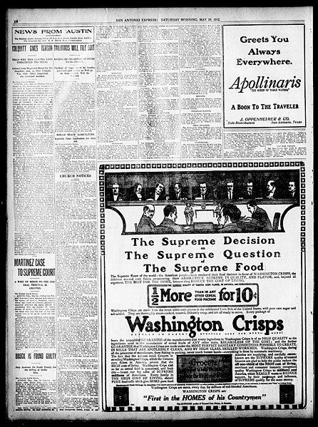 File:San Antonio Express. (San Antonio, Tex.), Vol. 47, No. 146, Ed. 1 Saturday, May 25, 1912 - DPLA - 5f834e64614a333b55f31f65a35b0b92 (page 18).jpg