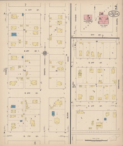 File:Sanborn Fire Insurance Map from Superior, Nuckolls County, Nebraska, 1922, Plate 0007.tiff