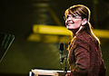 Alaska Governor Sarah Palin at Dover, New Hampshire.
