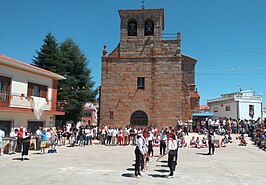 Paloteo en las fiestas de San Lorenzo.