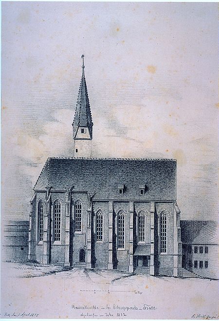 Schwäbisch Hall, St. Maria am Schuppach, Abbruch 1812