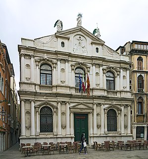 Ateneo Veneto building in Venice, Italy