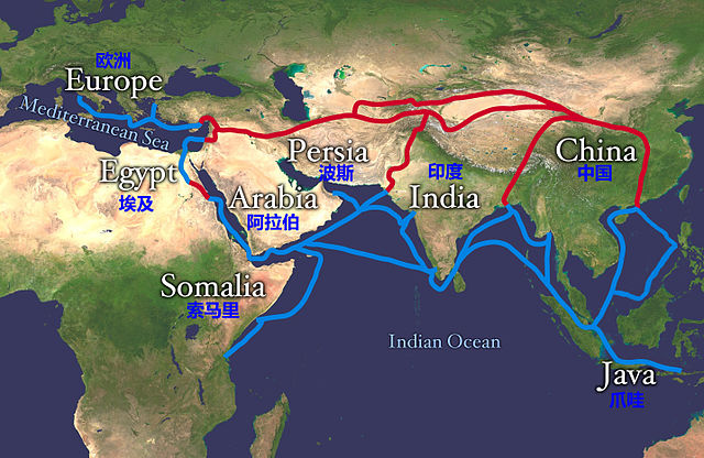 the-silk-road-china-map-explain-in-bangla