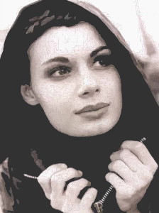 Same photograph vectorized with AutoTrace in the Delineate GUI, 677 KB