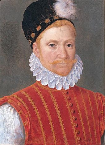 Sir William Kirkcaldy of Grange, who held the castle on behalf of Queen Mary during the Lang Siege of 1571–73. Painting by Jean Clouet