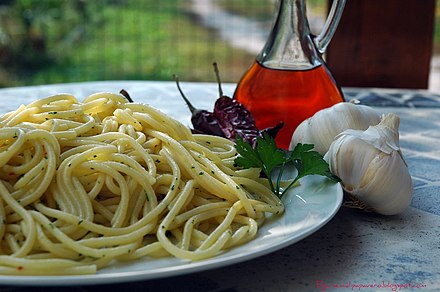 Spaghetti with Colatura di Alici Spaghetti di Gragnano e colatura di alici.jpg