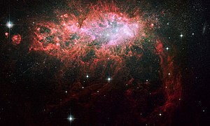 Starburst in a Dwarf Irregular Galaxy.jpg