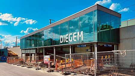 Station Diegem Gebouw