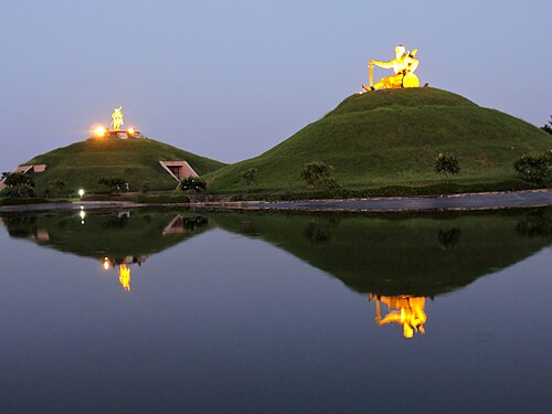 Statues of Banda Bahadur, the Sikh Warior, Mohali, Punjab ,India