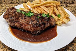 Steak Frites with Bordelaise, July 2020.jpg