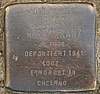 Stolperstein Isestraße 54 (Oskar Rosenkranz) in Hamburg-Harvestehude.JPG