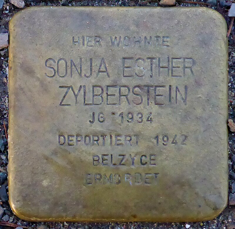 Stolperstein für Sonja Esther Zylberstein (Blumenauer Str. 5)