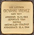 Stolperstein für Giovanni Vremez (Triest).jpg