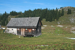 Studentalm and summit of the Hohen Student