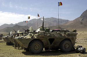 ABC-79M в складі румунського контингенту у Афганістані