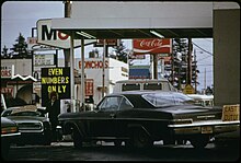 Gas shortage due to oil crisis, Portland, OR, 1973, David Falconer THE STATE OF OREGON WAS THE FIRST TO GO TO A SYSTEM OF ODD AND EVEN NUMBERS DURING THE GASOLINE CRISIS IN THE FALL... - NARA - 555489.jpg