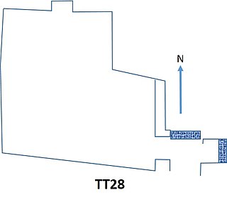 <span class="mw-page-title-main">TT28</span> Theban tomb