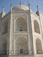 Taj Mahal wall close-up