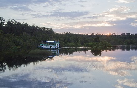 Tourist boat in Tanjung Puting National Park, Central Kalimantan