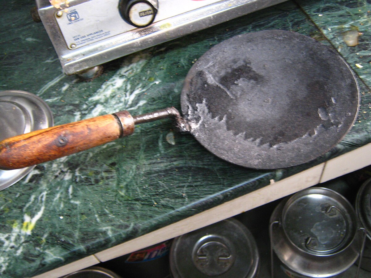 skillet, Flat tawa, Cast iron skillet, iron tawa